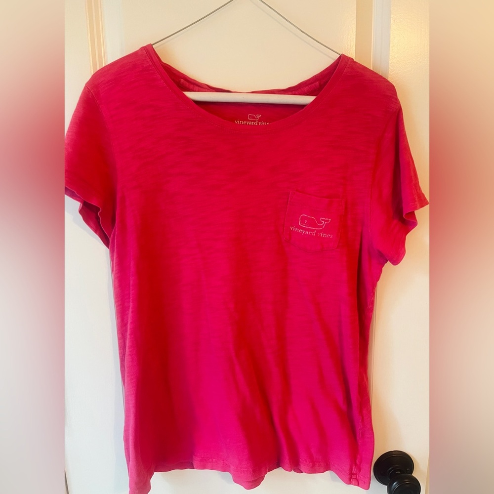 Hot Pink Vineyard Vines Womens Shirt